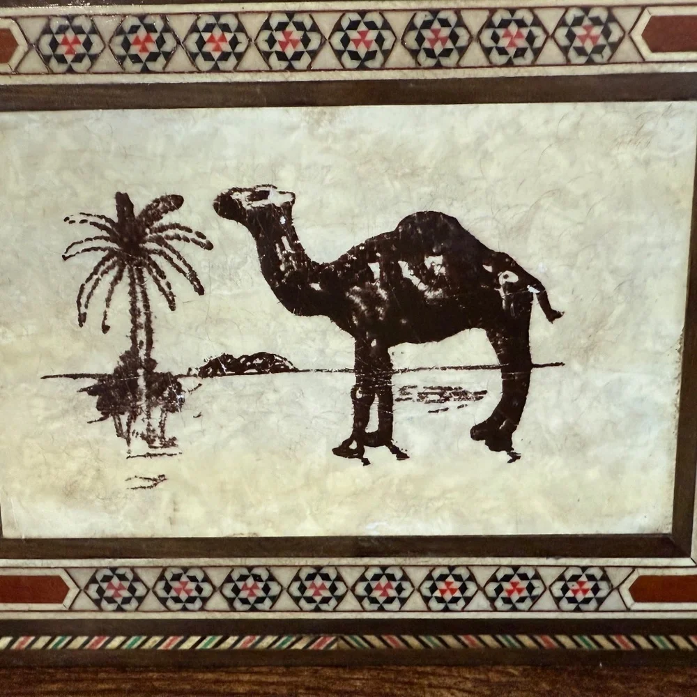 Jewelry Box and/or Storage Box with Camel on Lid